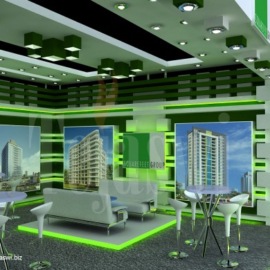 7 X 7 Mtr Exhibition Stall Design
