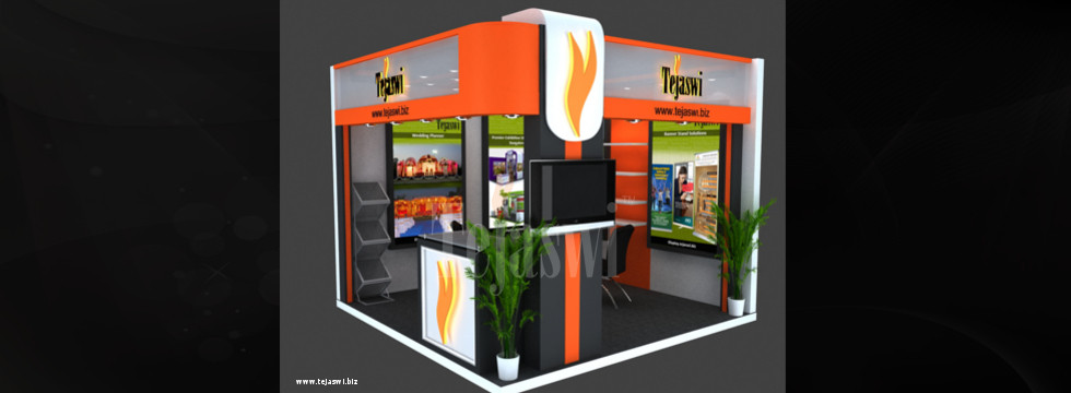 3d Exhibition Stall Design 3x3 Meter