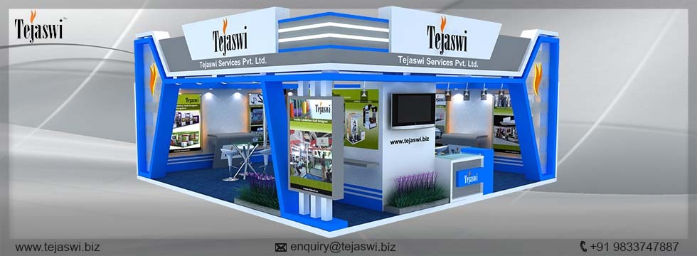 3D Exhibition Stall Design_Telecom Products & Equipment
