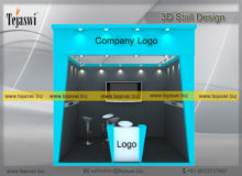 3d Exhibition Booth Design 3 Meter x 3 Meter _EC-331S5