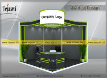 3d Exhibition Stall Design 3 Meter x 3 Meter _EC-332S13