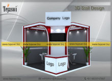 3d Exhibition Stall Design 3 Meter x 3 Meter _EC-332S14