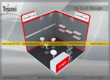 3d Exhibition Stall Design 3 Meter x 3 Meter _EC-332S15