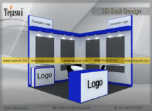3d Exhibition Stall Design 3 Meter x 3 Meter _EC-332S17