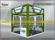 3d Exhibition Stall Design 3 Meter x 3 Meter _EC-332S9