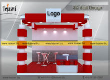 3d Exhibition Stall Design 3 Meter x 3 Meter _EC-333S18