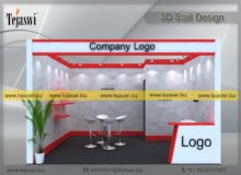 3d Exhibition Stall Design 4 Meter x 4 Meter _EC-441S2