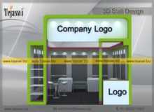 3d Exhibition Stall Design 4 Meter x 4 Meter _EC-441S7