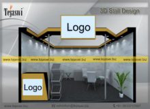 3d Exhibition Stall Design 4 Meter x 4 Meter _EC-441S8