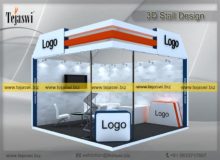 3d Exhibition Stall Design 4 Meter x 4 Meter _EC-442S1