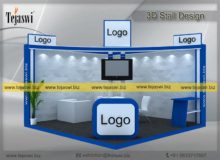 3d Exhibition Stall Design 4 Meter x 4 Meter _EC-442S2