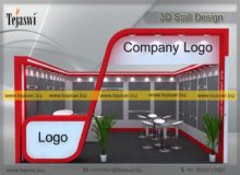 6 Meter x 5 Meter One Side Open Exhibition Stall Design