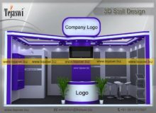 3d Exhibition Stall Design 6 Meter x 3 Meter _EC-631S2