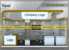 3d Exhibition Stall Design 6 Meter x 3 Meter _EC-631S-4