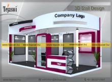 3d Exhibition Stall Design 6 Meter x 3 Meter _EC-632S1