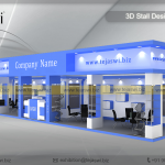 15 Meter x 3 Meter Exhibition Booth Design - EC-1563S-1