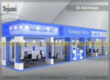 15 Meter x 3 Meter Exhibition Booth Design - EC-1563S-1