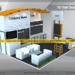 6 Meter x 5 Meter Exhibition Stand Design