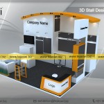 6 Meter x 5 Meter Exhibition Stand Design