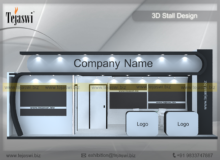 8 Mtr x 3 Meter Exhibition Stand Build