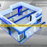 9 Meter x 9 Meter Exhibition Stand Construction