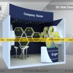 3 Meter x 3 Meter Exhibition Stand Design EC-331S-9