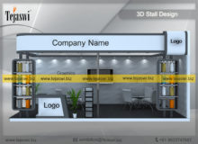 6 Meter x 3 Meter Exhibition Stand Design