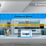 8 Meter x 3 Meter Exhibition Stand Setup