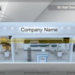 8 Meter x 3 Meter Exhibition Stand Setup