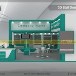 8 Meter x 7 Meter Exhibition Stand Design - EC-872S-1