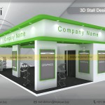 10 Meter x 6 Meter Exhibition Booth Design EC-1063S-1