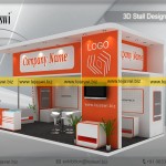 7 Meter x 4 Meter Exhibition Stand Setup