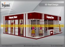 9 Meter x 9 Meter Exhibition Stand Design