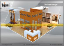 81 Square Meter Exhibition Stall Design