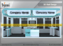 6 Meter x 3 Meter Exhibition Stand Design EC-631S-7