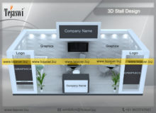 6 Meter x 3 Meter Expo Booth Design EC-631S-8