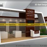 18 Square Meter Exhibit Stand Design EC-631S-9