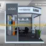 6 Meter x 3 Meter Exhibition Booth Design 632S-9