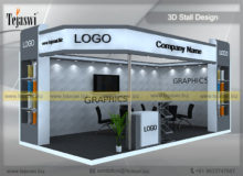 6 Meter x 3 Meter Exhibition Booth Design 632S-9