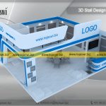 6 Meter x 6 Meter Exhibition Booth Construction 662S-14