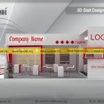 9 Meter x 5 Meter Exhibition Booth Deisgn EC-952S-2 Pharma - Automation - Electronics - Engineering