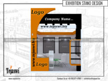 3 Meter x 3 Meter Exhibition Stall Design EC-331S-12